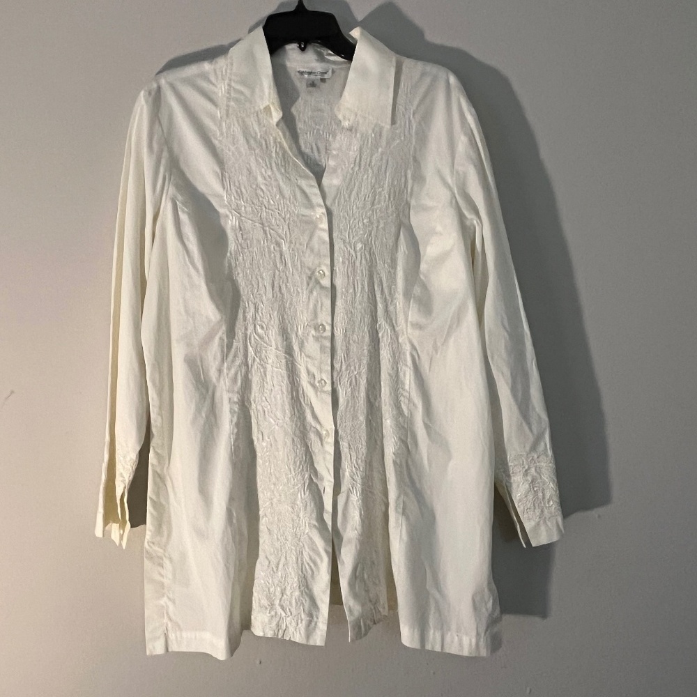 Coldwater Creek tunic with button front